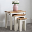 Wooden Nest Of 3 Tables - Coxmoor