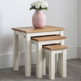 Wooden Nest Of 3 Tables - Coxmoor