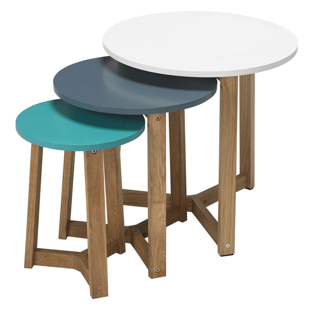Wooden Nest Of 3 Tables - Jasper
