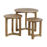 Wooden Nest Of 3 Tables - Nidri