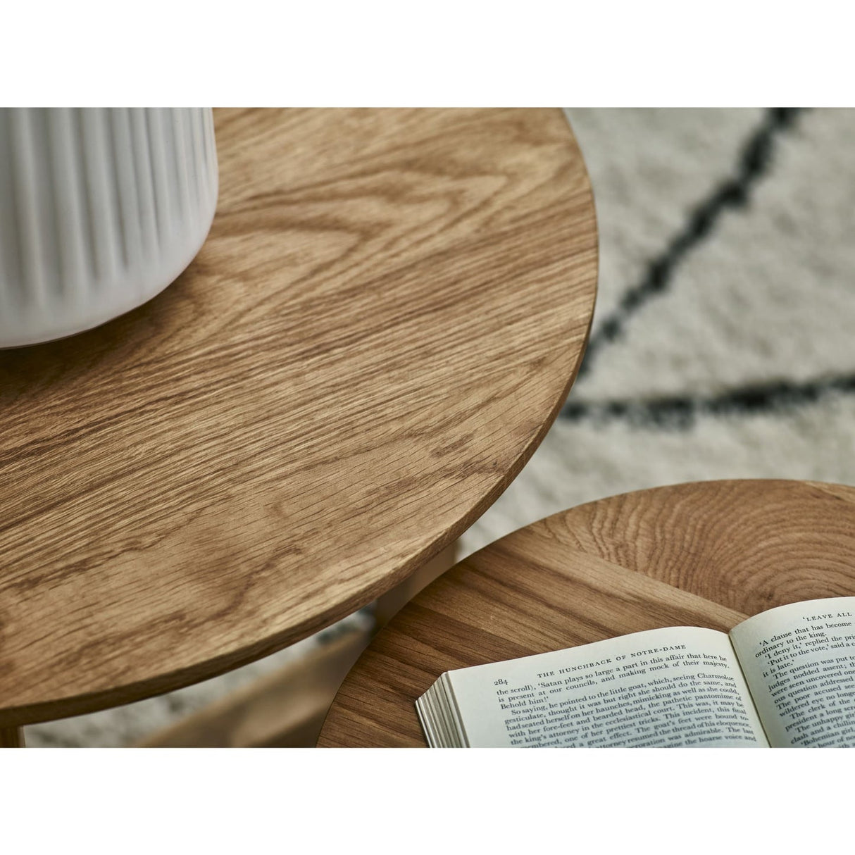 Wooden Nest Of 3 Tables - Nidri