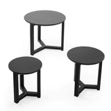 Wooden Nest Of 3 Tables - Nidri