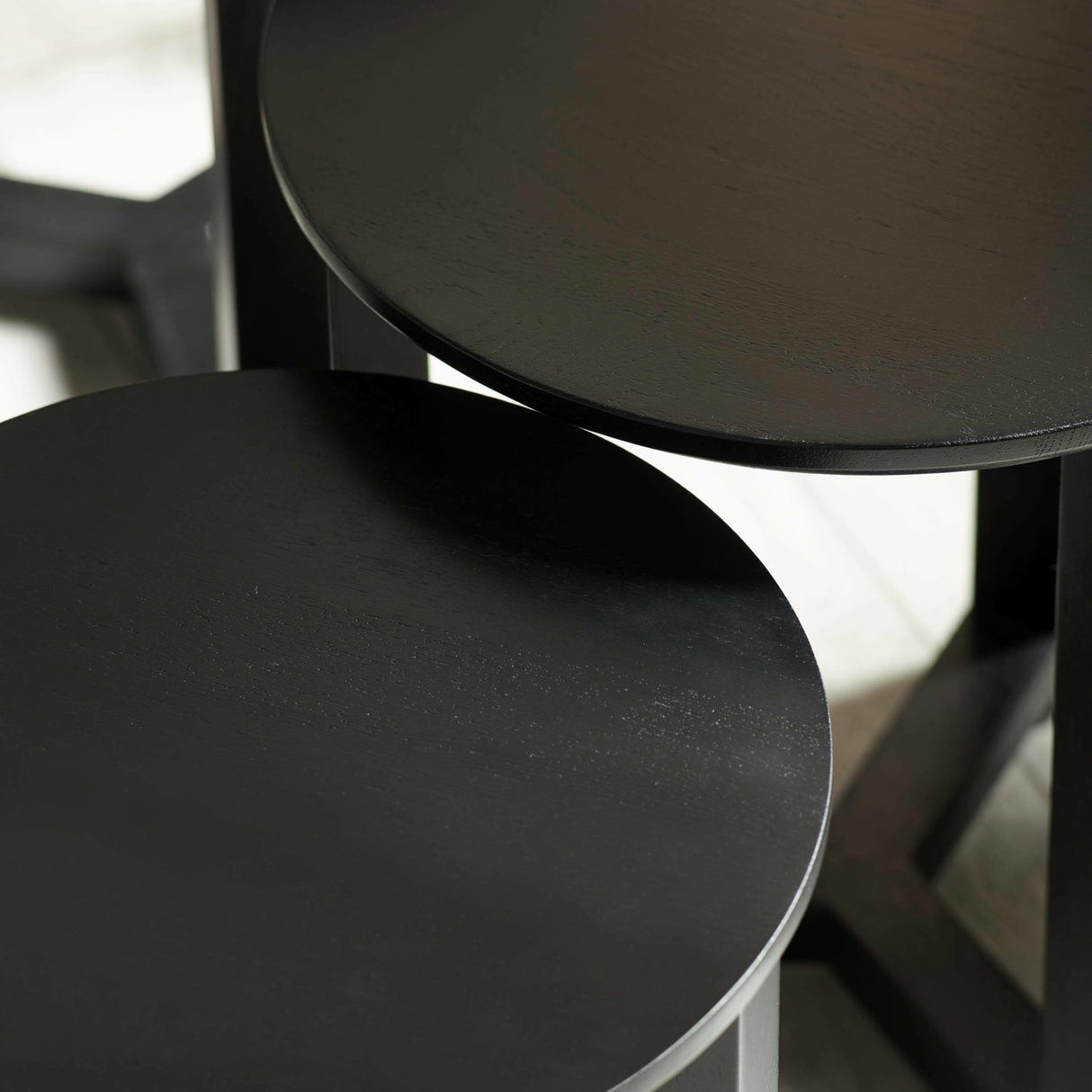 Wooden Nest Of 3 Tables - Nidri
