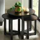 Wooden Nest Of 3 Tables - Nidri