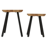 Wooden Nest Of 3 Tables - Quebec