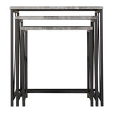 Wooden Nest Of 3 Tables Square - Athens