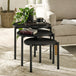 Wooden Nest Of 3 Tables Teardrop - Lorette