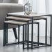 Wooden Nest Of 3 Tables - Tribeca