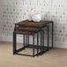 Wooden Nest Of 3 Tables - Tribeca