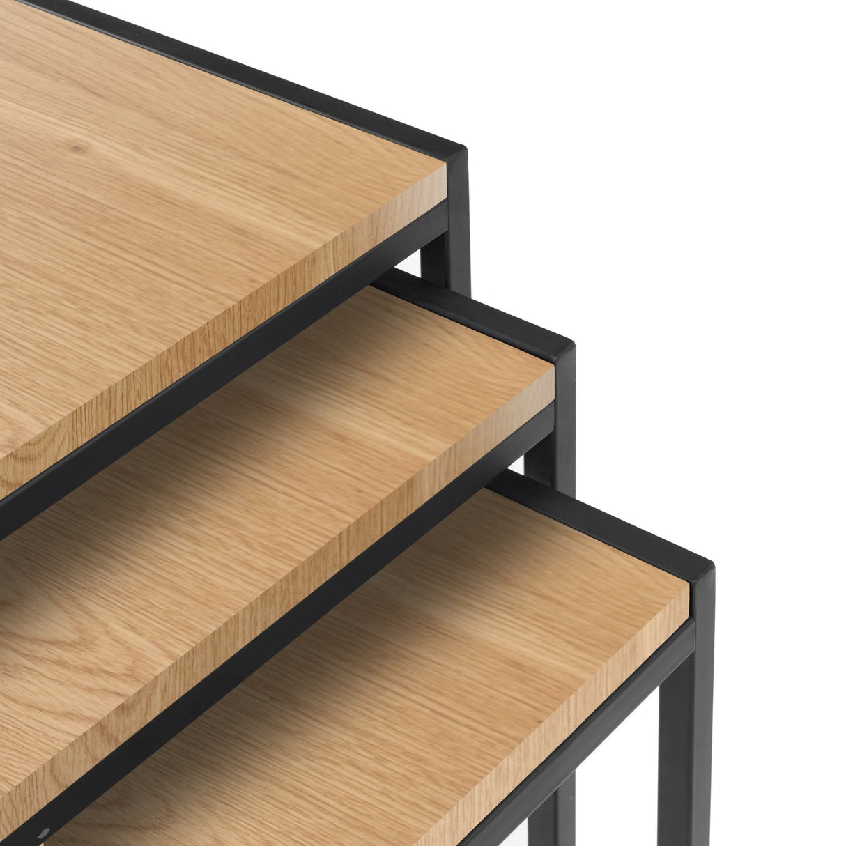 Wooden Nest Of 3 Tables - Tribeca