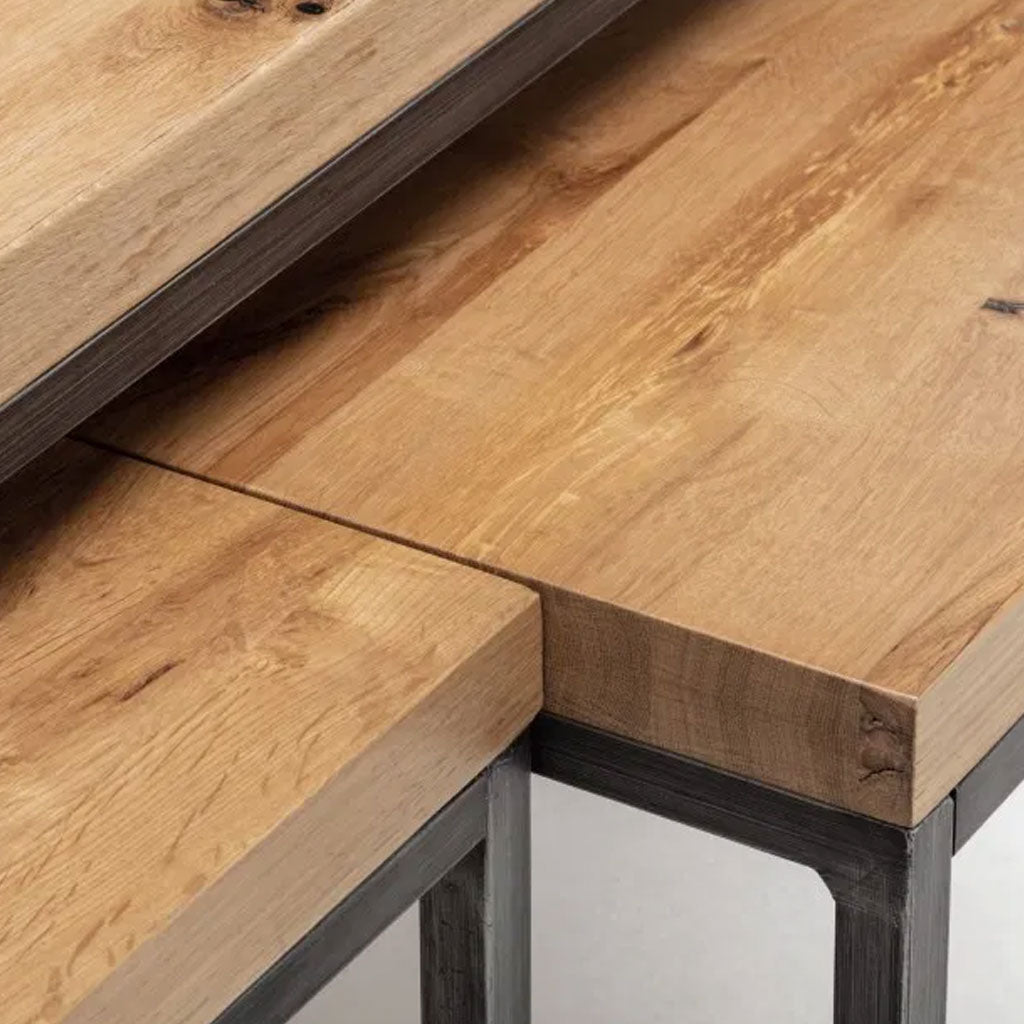 Wooden Nesting Coffee Tables - Brooklyn