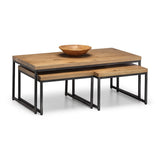 Wooden Nesting Coffee Tables - Brooklyn