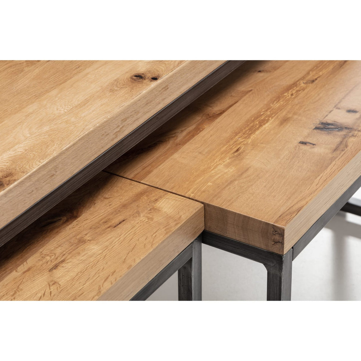 Wooden Nesting Coffee Tables - Brooklyn