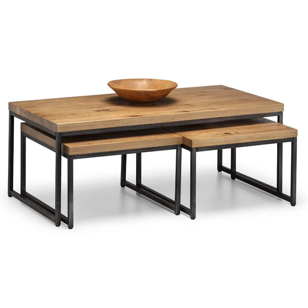 Wooden Nesting Coffee Tables - Brooklyn
