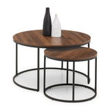 Wooden Nesting Coffee Tables Round - Bellini
