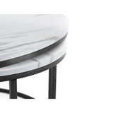 Wooden Nesting Coffee Tables Round - Bellini