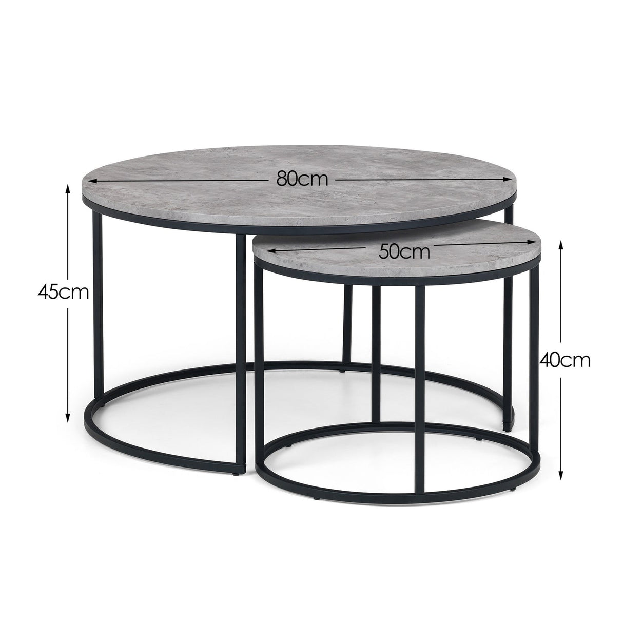 Wooden Nesting Coffee Tables - Staten