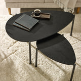 Wooden Nesting Coffee Tables Teardrop - Lorette