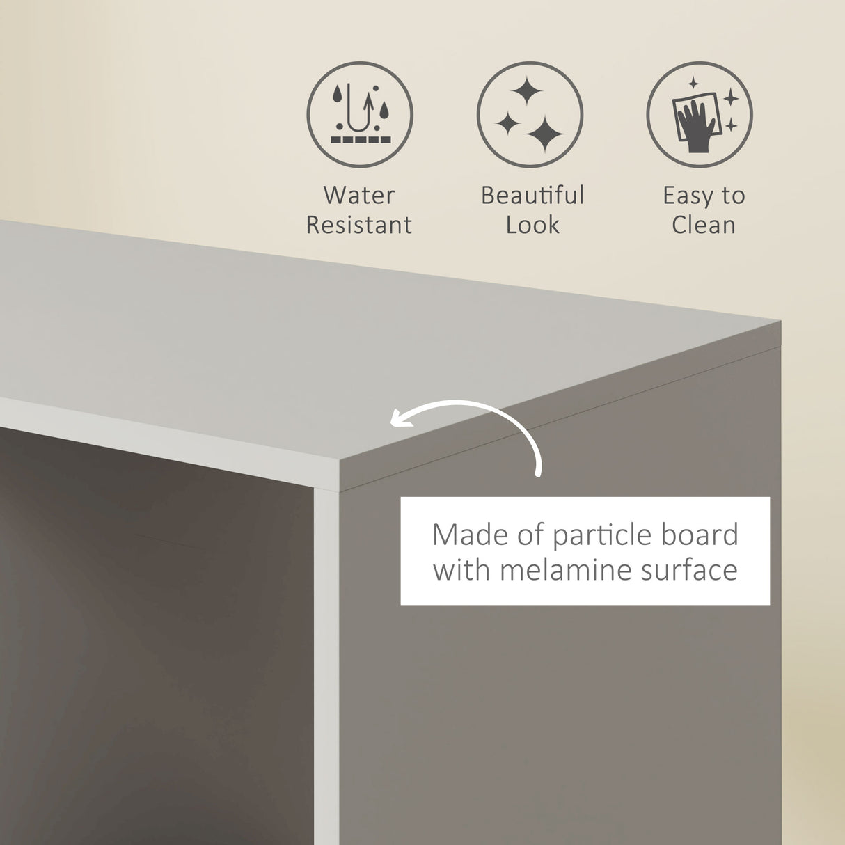 Wooden Open Wardrobe 60cm Wide With 4 Wheels - Velmora