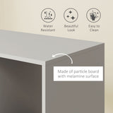 Wooden Open Wardrobe 60cm Wide With 4 Wheels - Velmora