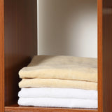 Wooden Open Wardrobe 80cm Wide With 4 Wheels - Velmora