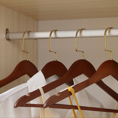 Wooden Open Wardrobe 80cm Wide With 4 Wheels - Velmora