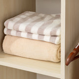 Wooden Open Wardrobe 80cm Wide With 4 Wheels - Velmora