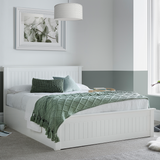 Wooden Ottoman Storage Double Bed - Dawson