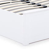 Wooden Ottoman Storage Double Bed - Malmo