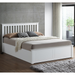 Wooden Ottoman Storage Small Double Bed - Malmo