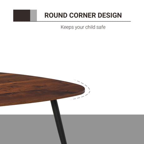 Wooden Scandinavian-Style Coffee Tables in Set of 2 - Velmora