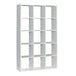 Wooden Shelving Unit With 15 Open Storage Cubes - Mauro