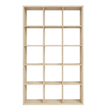 Wooden Shelving Unit With 15 Open Storage Cubes - Mauro