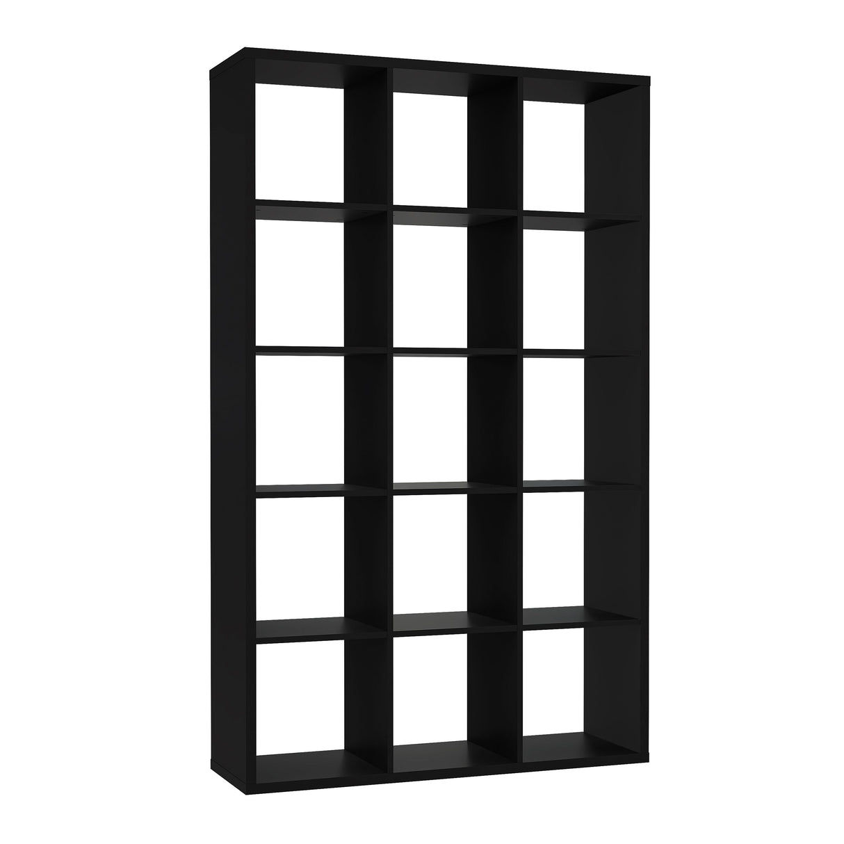 Wooden Shelving Unit With 15 Open Storage Cubes - Mauro