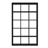 Wooden Shelving Unit With 15 Open Storage Cubes - Mauro
