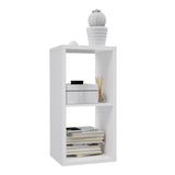 Wooden Shelving Unit With 2 Open Storage Cubes - Mauro