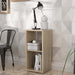 Wooden Shelving Unit With 2 Open Storage Cubes - Mauro