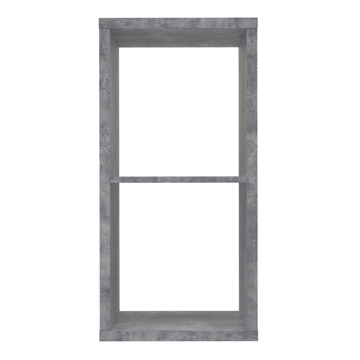 Wooden Shelving Unit With 2 Open Storage Cubes - Mauro