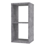 Wooden Shelving Unit With 2 Open Storage Cubes - Mauro