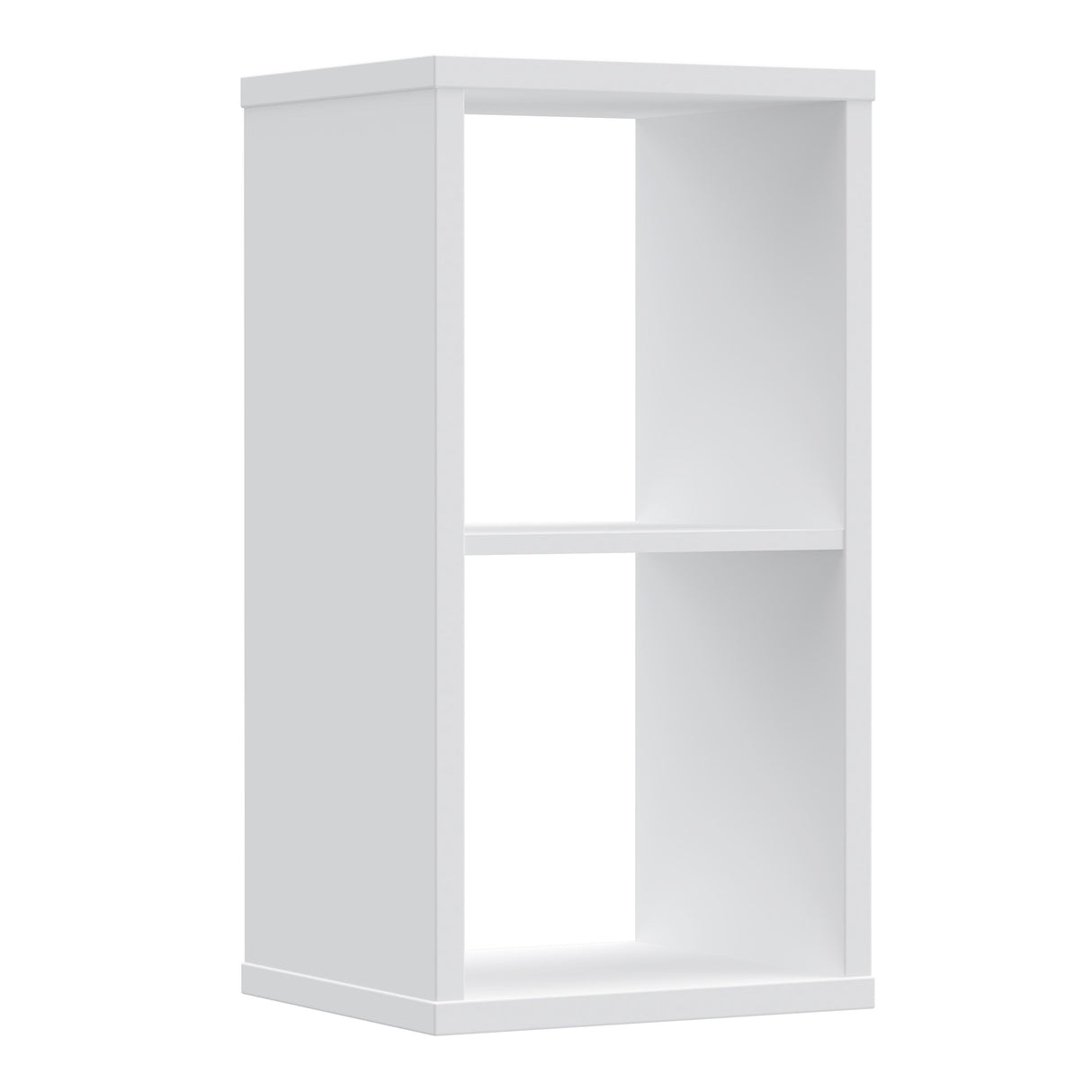 Wooden Shelving Unit With 2 Open Storage Cubes - Mauro
