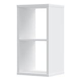 Wooden Shelving Unit With 2 Open Storage Cubes - Mauro
