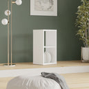 Wooden Shelving Unit With 2 Open Storage Cubes - Mauro