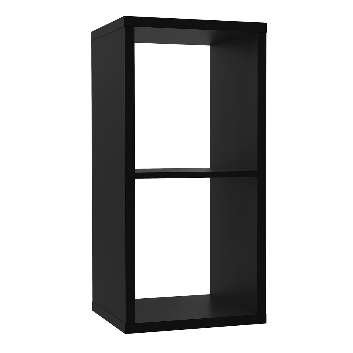 Wooden Shelving Unit With 2 Open Storage Cubes - Mauro