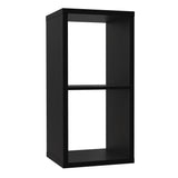 Wooden Shelving Unit With 2 Open Storage Cubes - Mauro