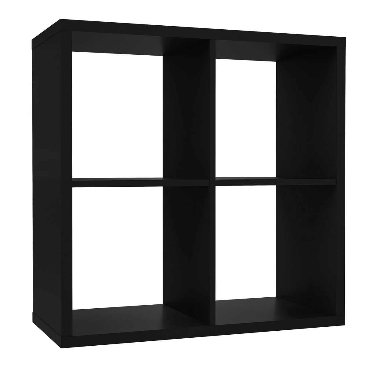 Wooden Shelving Unit With 4 Open Storage Cubes - Mauro