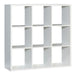 Wooden Shelving Unit With 9 Open Storage Cubes - Mauro