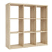 Wooden Shelving Unit With 9 Open Storage Cubes - Mauro