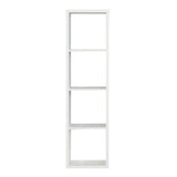 Wooden Shelving Unit Tall With 4 Open Storage Cubes - Mauro