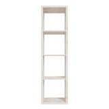 Wooden Shelving Unit Tall With 4 Open Storage Cubes - Mauro