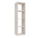 Wooden Shelving Unit Tall With 4 Open Storage Cubes - Mauro
